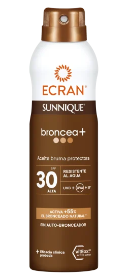 480122 Ecran Sunnique Aceite Broncea SPF30 250mlF Front